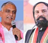 Telangana Assembly Rice Politics Harish Rao vs Uttam Kumar Reddy
