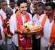 Nara Lokesh Attends Grand Ram Temple Reinstallation in Mangalagiri