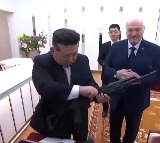 Kim Jong Un Receives Gun Gift from Belarus President