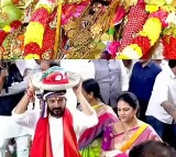 Revanth Reddy Attends Sita Rama Kalyanam in Bhadrachalam