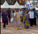 Konda Surekha Wins Lemon and Spoon Race at MLAs Sports Meet