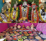 Seetha Devi Offered Sare with 108 Dishes in Konaseema