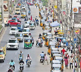 Auto drivers protest over LPG shortage in Hyderabad