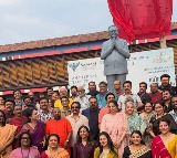 S P Balasubrahmanyam's son pens emotional note after singers' association installs SPB's statue in Kerala