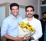 AP Minister Nara Lokesh Welcomed by TDP MPs in Delhi