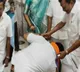 AIADMK Candidate Sudhakar Shows Respect to DMK Rival