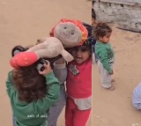 Gaza Children Heartbreaking funeral for a doll in Gaza reflects childhood trauma
