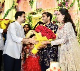 Nara Lokesh Attends Sunrise Hospitals MD Sons Wedding Reception