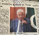 Khawaja Asif threatens Kolkata attack sparks outrage