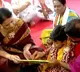 Revanth Reddy Performs Aksharabhyasam for Grandson at Basara Temple