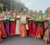 Amaravati Farmers Offer Prayers to Goddess Durga