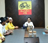 Nara Lokesh Meets My TDP App Top Performers