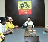 Nara Lokesh Meets My TDP App Top Performers