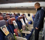 Iran's Speaker carries photos of Minab attack victims on flight to Pakistan for US talks
