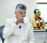Chandrababu Naidu Holds Coffee Chat With TDP Cadre