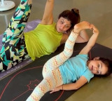 Shilpa Shetty shares peek into fun yoga session with her ‘little yogi’ Samisha