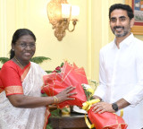 Andhra minister Lokesh meets President Murmu, thanks her for approving Amaravati Bill