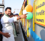 Ram Mohan Naidu Inaugurates Srikakulam Tirupati Train Service