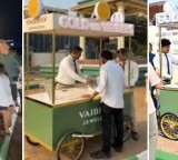 Gold on Wheels Selling Gold Like Ice Cream on Vizag Beach