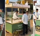 Gold on Wheels Selling Gold Like Ice Cream on Vizag Beach