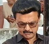 Stalin burns copy of delimitation bill, raises black flag outside his residence