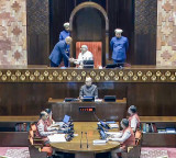 Amit Shah Clash with Akhilesh Yadav Over Women Reservation Bill in Parliament