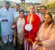 Tamannaah Bhatia offers prayers at the Tirumala temple