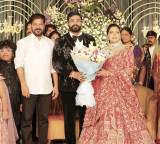Revanth Reddy Blesses Newlyweds Balmoori Venkat and Induja