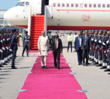 VP Radhakrishan arrives in Colombo to a rousing welcome