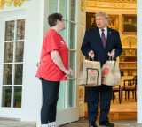 Donald Trump calls burger delivery to Oval Office cheap