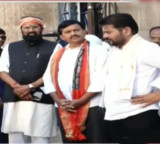 Revanth Reddy visited Medigadda barriage