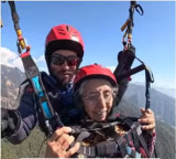 Old Woman Paraglides at 73 in Bir Billing Himachal Pradesh