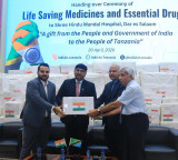India gifts 2 tonnes of medical supplies to Tanzania