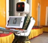 TN elections: Robots welcome voters at Vellore polling booths, add tech twist to voting