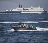 Ship movement via Hormuz halts, global oil prices firm up