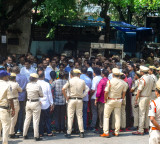 Telangana RTC employee attempts self-immolation, CM appeals to striking workers not to act in haste