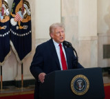 Trump signals possible military action against Iran, says no rush for deal