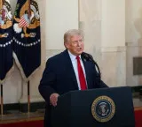 Trump signals possible military action against Iran, says no rush for deal