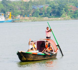 Narendra Modi Boat Ride on Hugli River in Kolkata