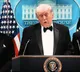 Trump falls during shooting scare at dinner event