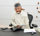 Chandrababu Warns Oil Companies on Petrol No Stock Boards