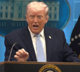 Trump Angrily Responds to Reporters Question About Attackers Manifesto