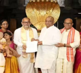 Hyderabad Devotee BVVSN Raju Donates Big to Tirumala Temple