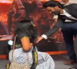 Dhanush Reacts to Female Fan Kneeling at Kara Event
