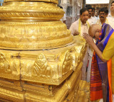 VP Radhakrishnan offers prayers at Tirumala temple