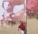 Natures wrath on a wedding ceremony A strong wind that destroyed everything in minutes Heres the video