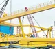 five killed collision between gantry cranes