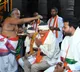 Chandrababu offers prayers at Simhachalam Narasimha Swamy temple