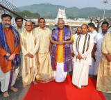 Vice President Of India CP Radhakrishnan visits Tirumala