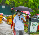 Delhi-NCR wakes up to rain, dust storm; heat eases as mercury drops
